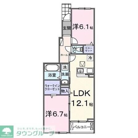 ブリッサ パラシオの物件間取画像